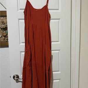Women’s Casual Red Maxi Dress